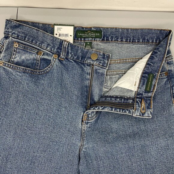 Lauren Ralph Lauren Jeans Co Classic Bootcut Pocket Flap Western Blue Womens 10 - Picture 5 of 14